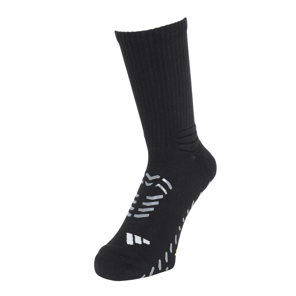 アディダス（adidas）（メンズ）ゴルフ アディゼロ クルー丈 機能ソックス KVH49-JE7191BLK