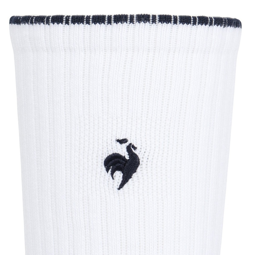 ルコックスポルティフ（lecoqsportif）（メンズ）ゴルフ レギュラー丈 ソックス LG5SSO00M WH00