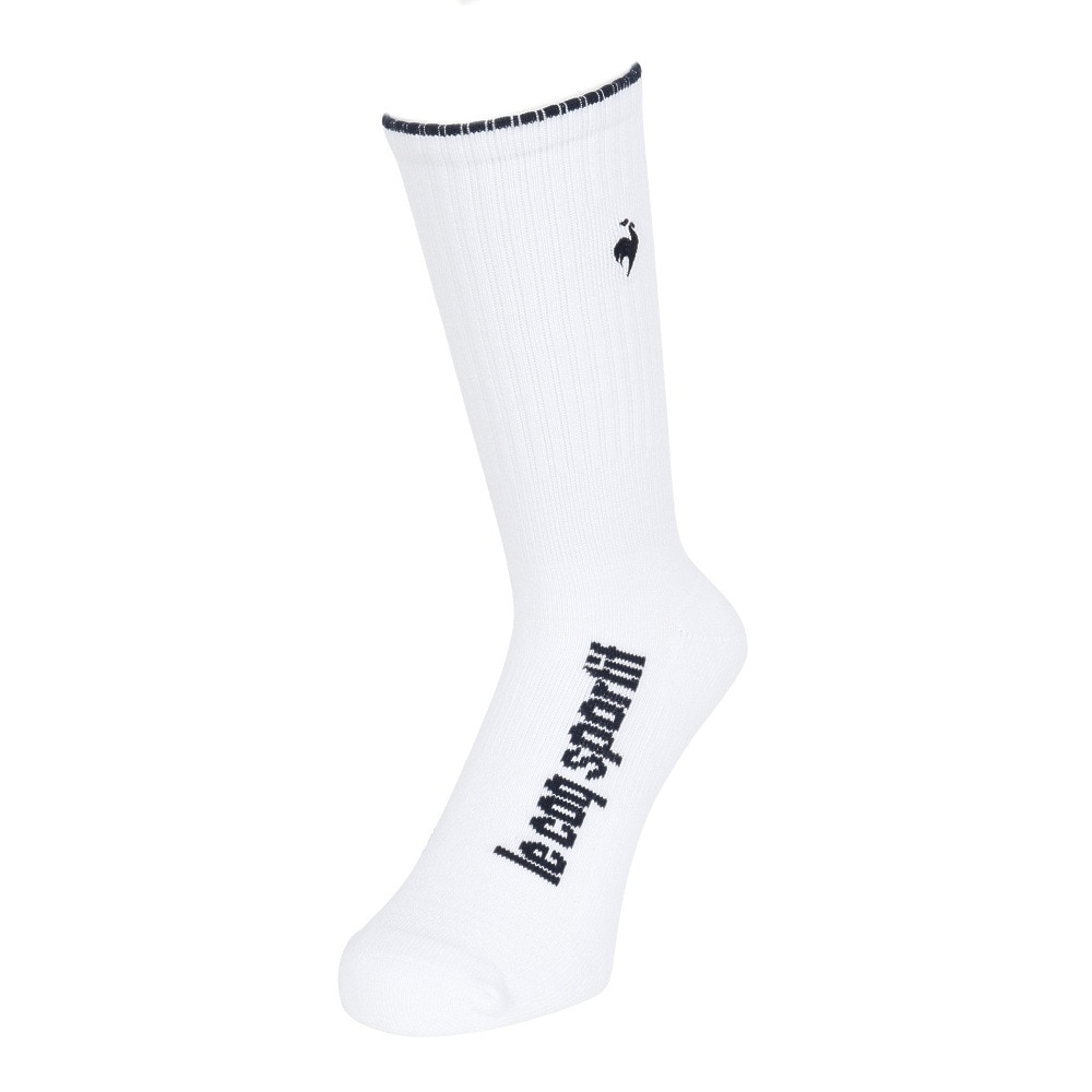 ルコックスポルティフ（lecoqsportif）（メンズ）ゴルフ レギュラー丈 ソックス LG5SSO00M WH00