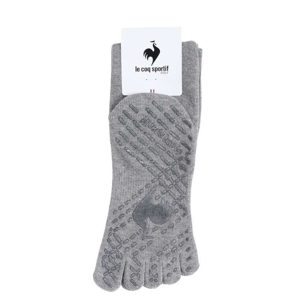 ルコックスポルティフ（lecoqsportif）（メンズ）ゴルフ 5本指レギュラー丈ソックス LG5SSO03M GY00