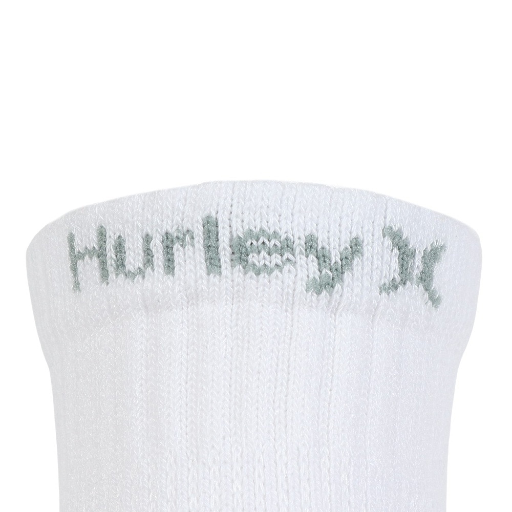 ハーレー（HURLEY）（メンズ）ゴルフ 抗菌防臭 ファントム ワンアンドオンリー クルー ソックス MGSC251139-WHT