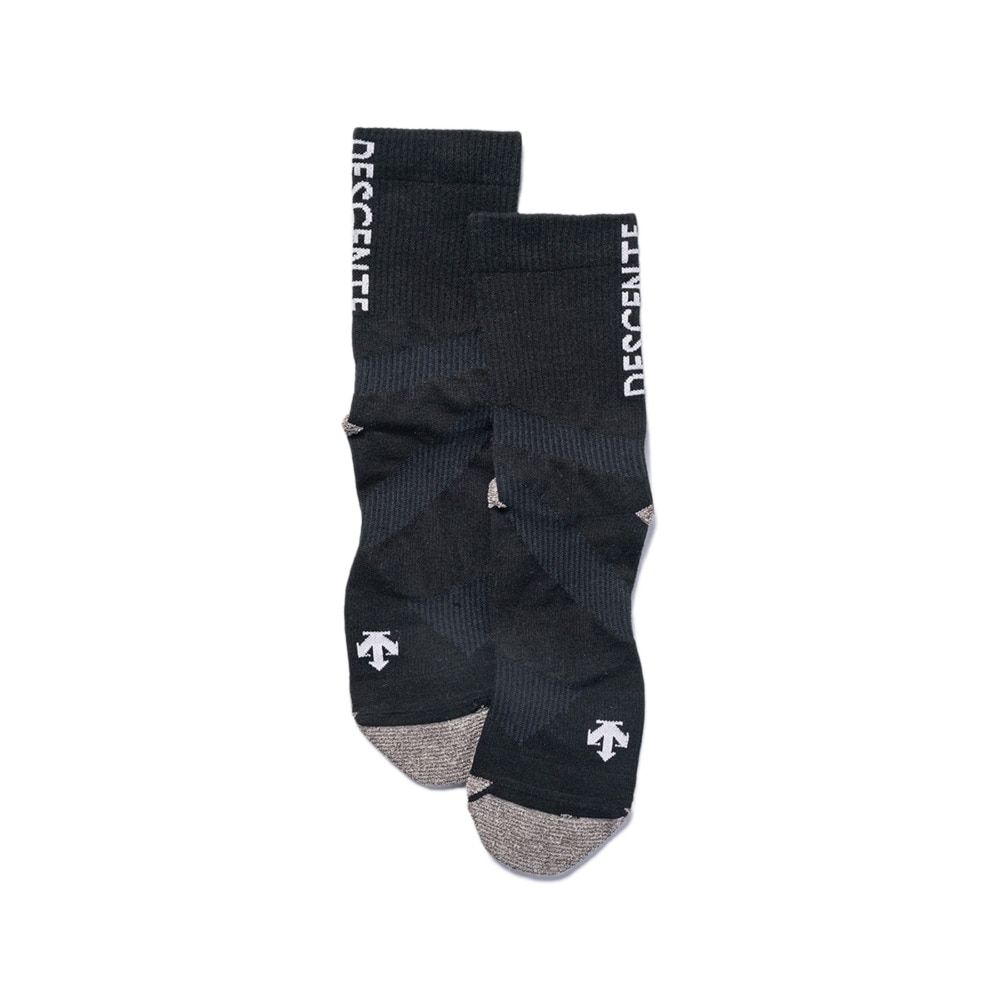 デサントゴルフ（DESCENTEGOLF）（メンズ）ゴルフソックス MoveSox for ミドル丈 DG5SSO03M BK00