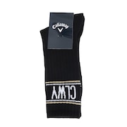 (メンズ)カレッジ調ロゴクルーソックス C25293107-1010