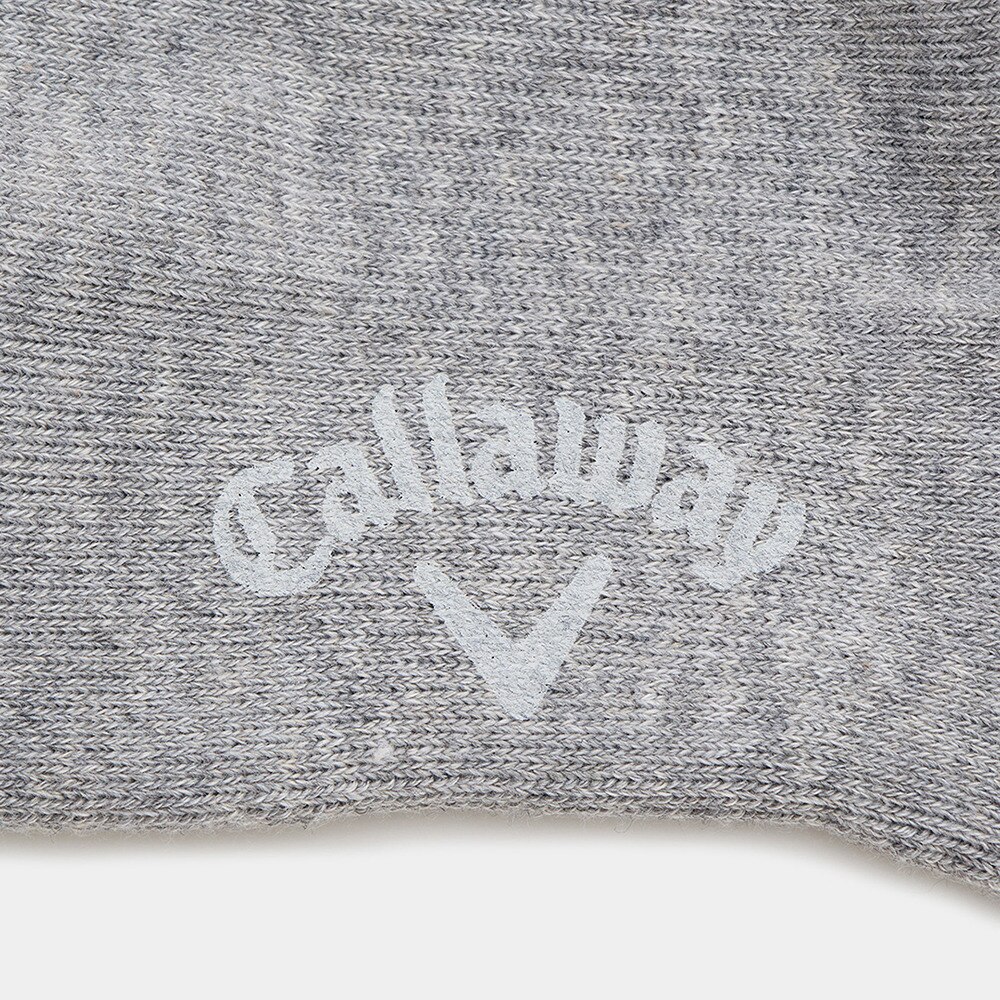 キャロウェイ（CALLAWAY）（メンズ）カレッジ調ロゴクルーソックス C25293107-1021