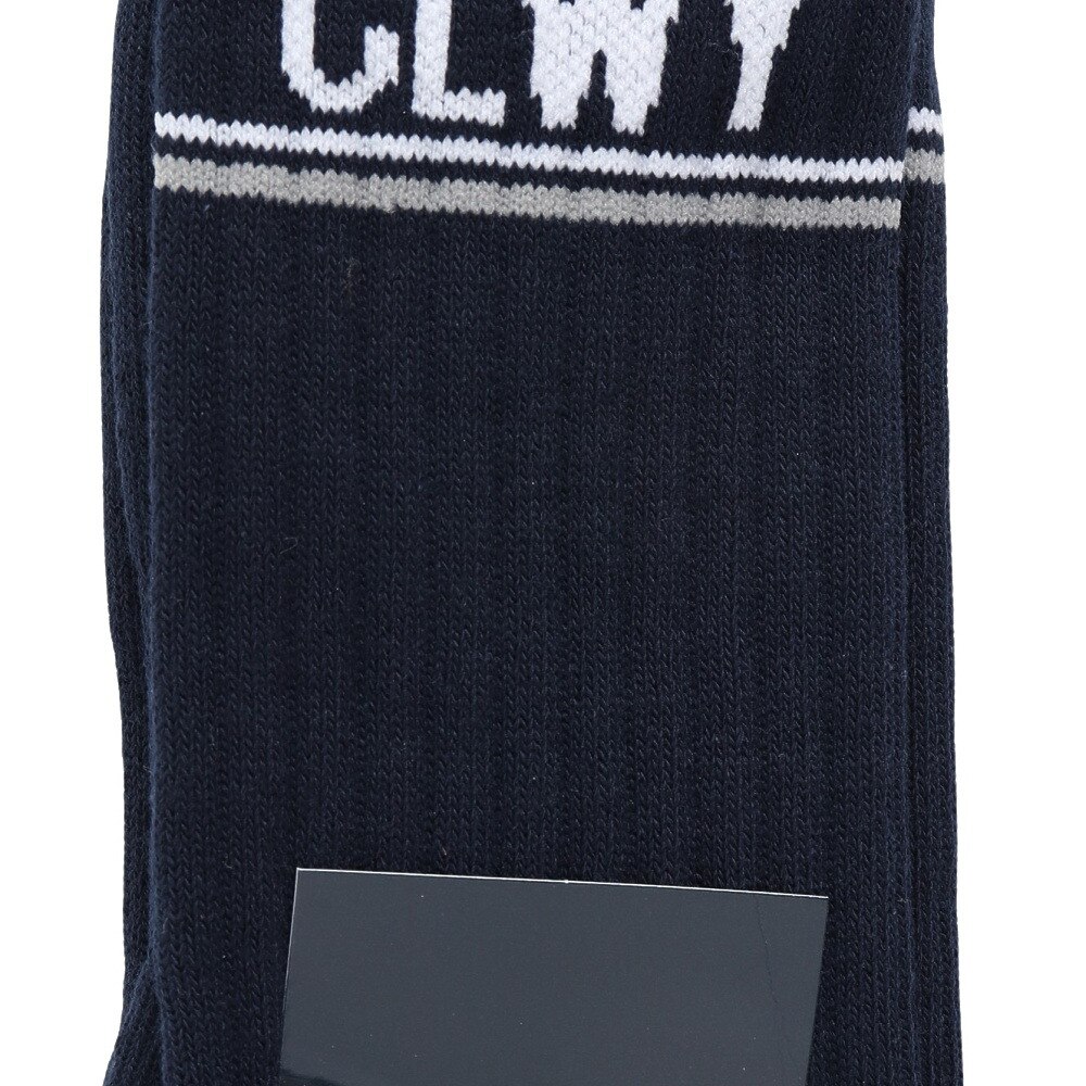 キャロウェイ（CALLAWAY）（メンズ）カレッジ調ロゴクルーソックス C25293107-1120