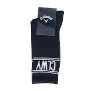 (メンズ)カレッジ調ロゴクルーソックス C25293107-1120