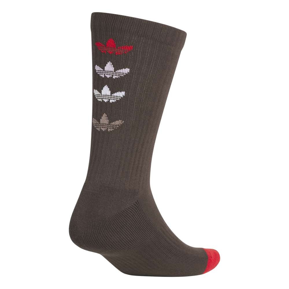 アディダス（adidas）（メンズ）クルー丈 ロゴ クッションソックス KVI34-JY4649 DBRN