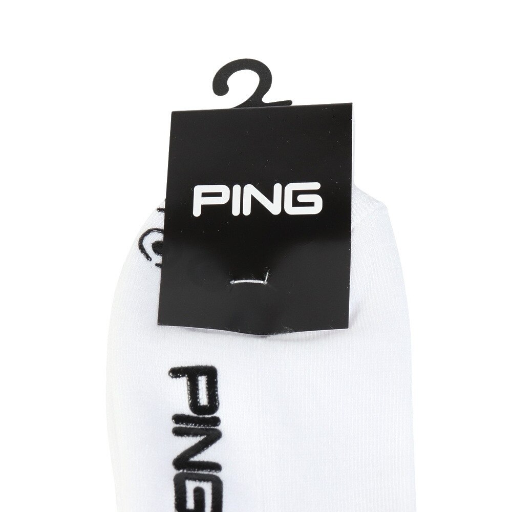 ピン（PING）（メンズ）ゴルフ Mr.PING ラインデザイン ミドルソックス 621-6186111-140