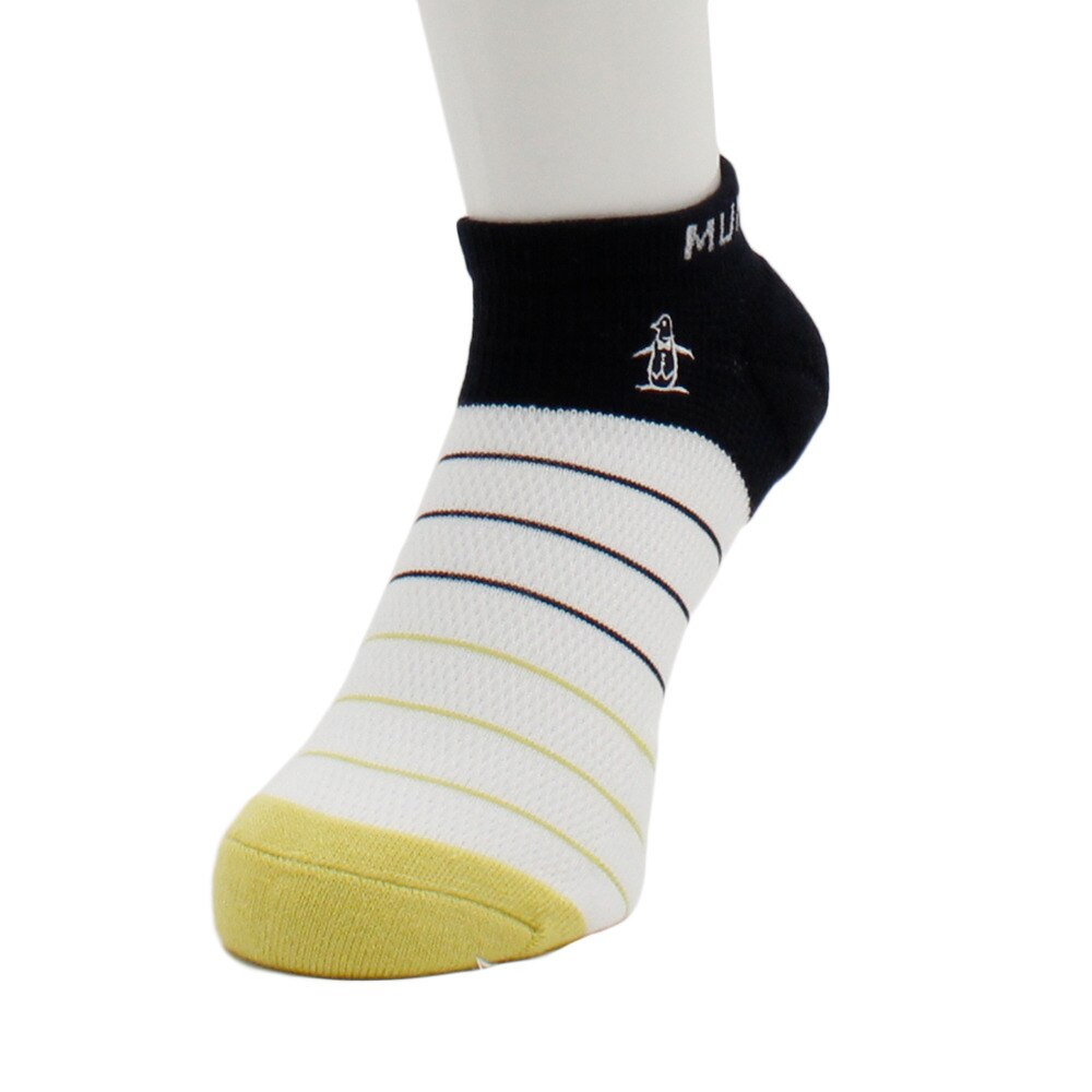  【衝撃価格】総メッシュアンクル丈ソックス MGBNJB15-NV00