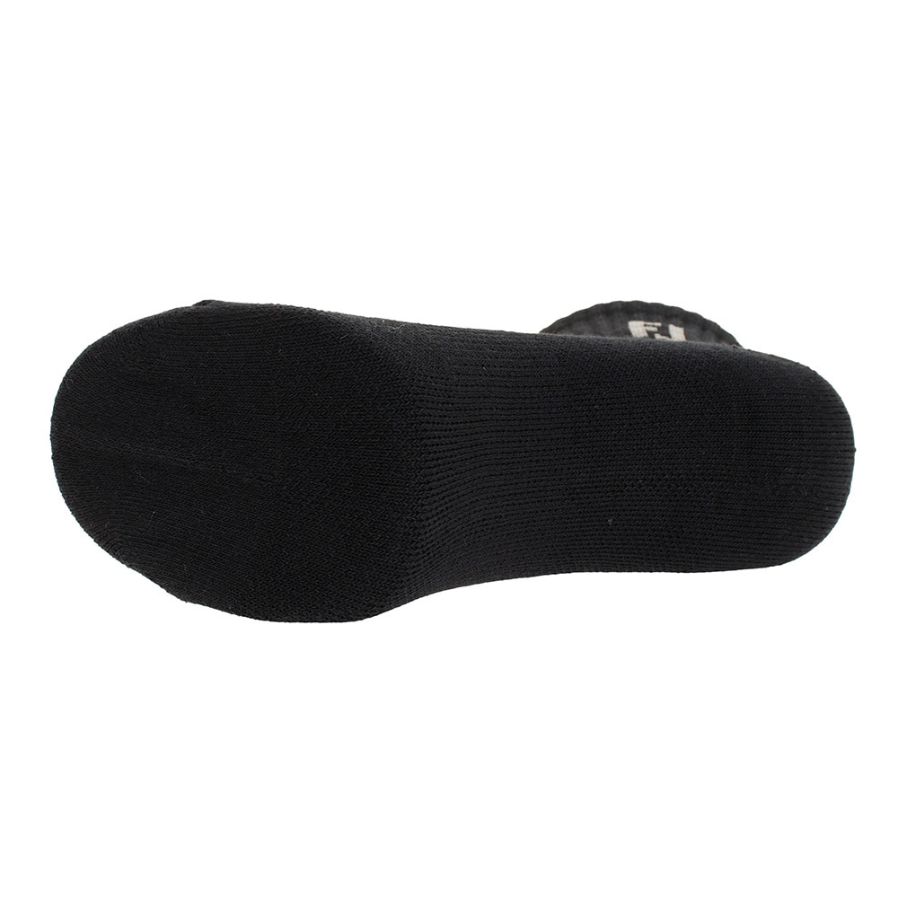 フットジョイ（FOOT JOY）（メンズ）ゴルフ 吸水速乾 プロドライ クォーターソックス FJSK112BK
