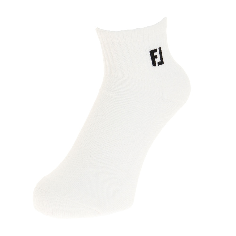 フットジョイ（FOOT JOY）（メンズ）ゴルフ 吸水速乾 プロドライ クォーターソックス FJSK112WT