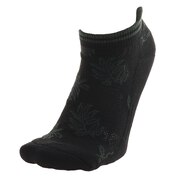 フィドラ（FIDRA）（メンズ）【衝撃価格】リーフ柄 アンクルソックス FD5HVF52 BLK