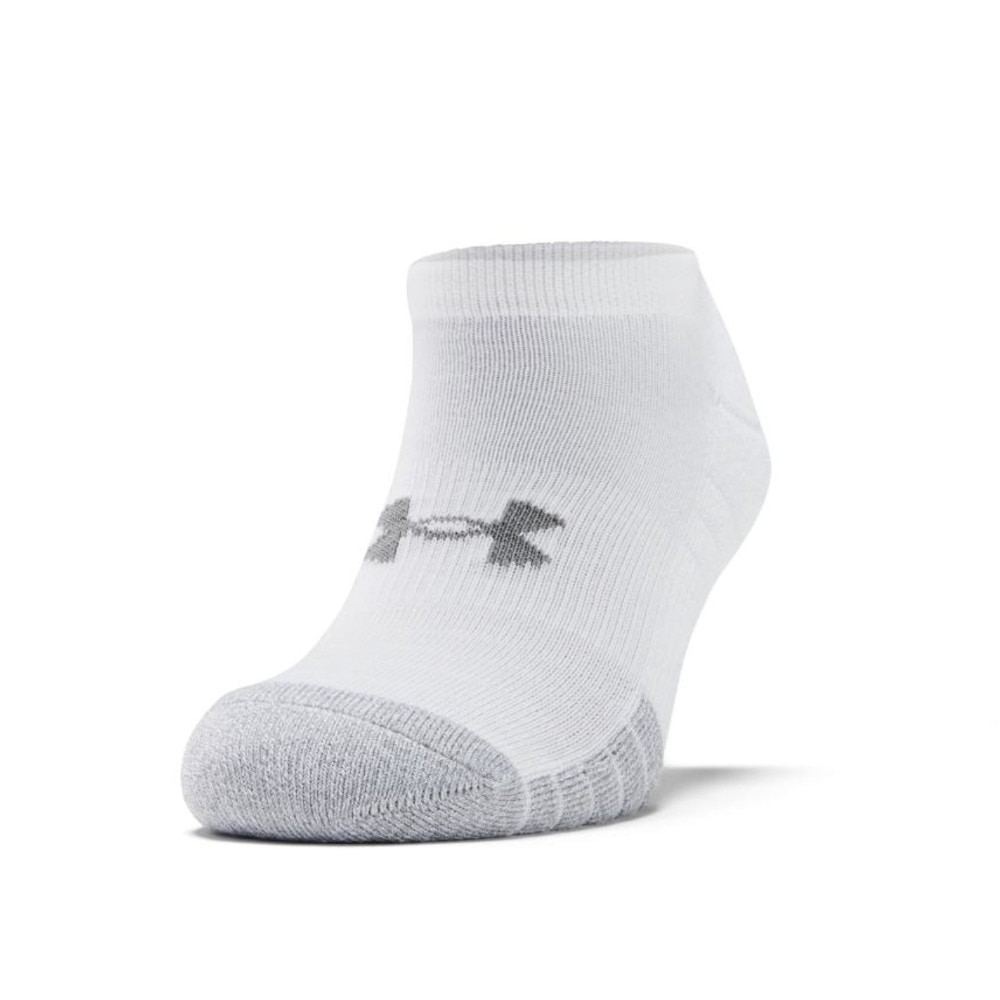 アンダーアーマー（UNDER ARMOUR）（メンズ）ヒートギア ノーショー 3足セット 1346755 WHT/WHT/STL ACC
