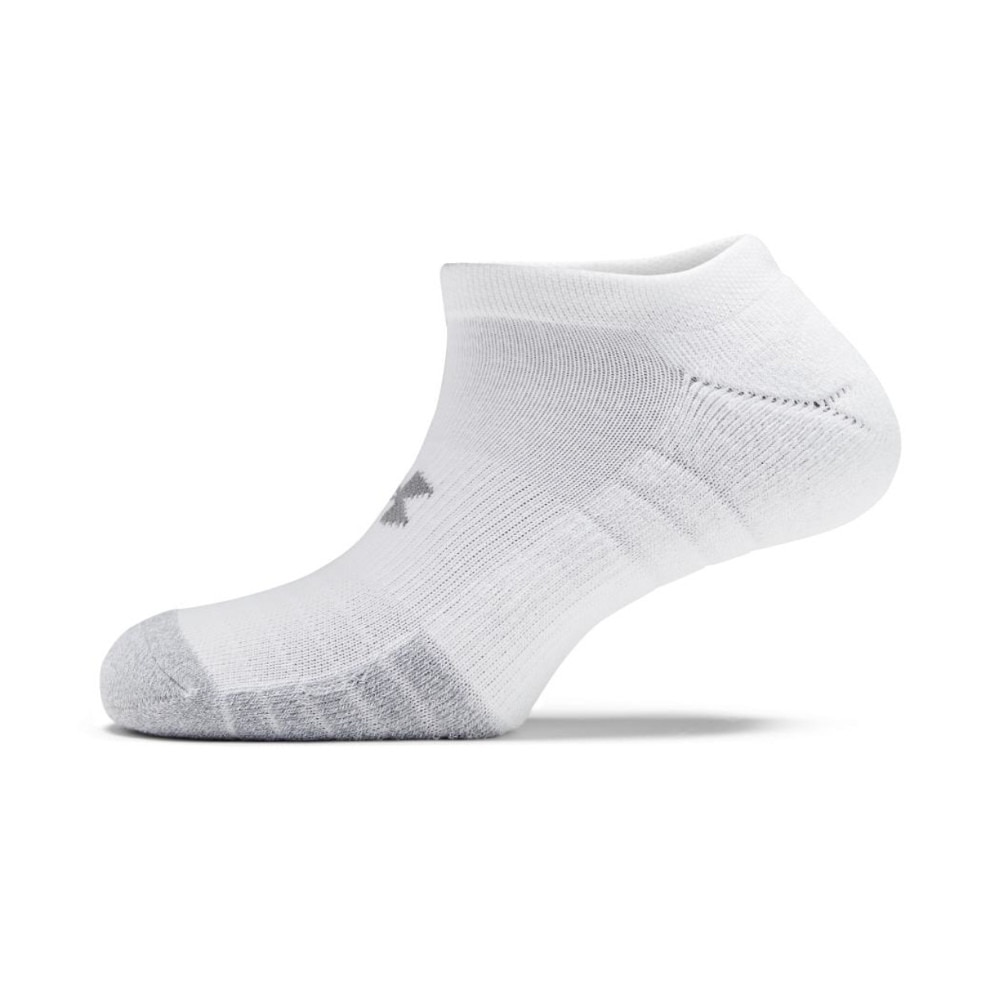 アンダーアーマー（UNDER ARMOUR）（メンズ）ヒートギア ノーショー 3足セット 1346755 WHT/WHT/STL ACC