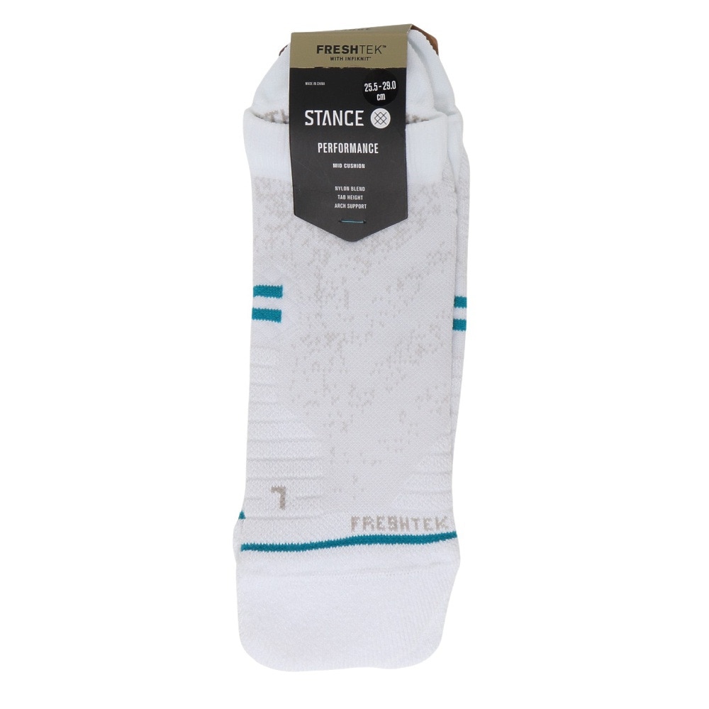 スタンス（STANCE）（メンズ、レディース）ゴルフ ソックス 吸汗 速乾 ATHLETIC TAB A258A23ATH WHT