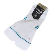 (メンズ、レディース)ゴルフ ソックス 吸汗 速乾 ATHLETIC TAB A258A23ATH WHT