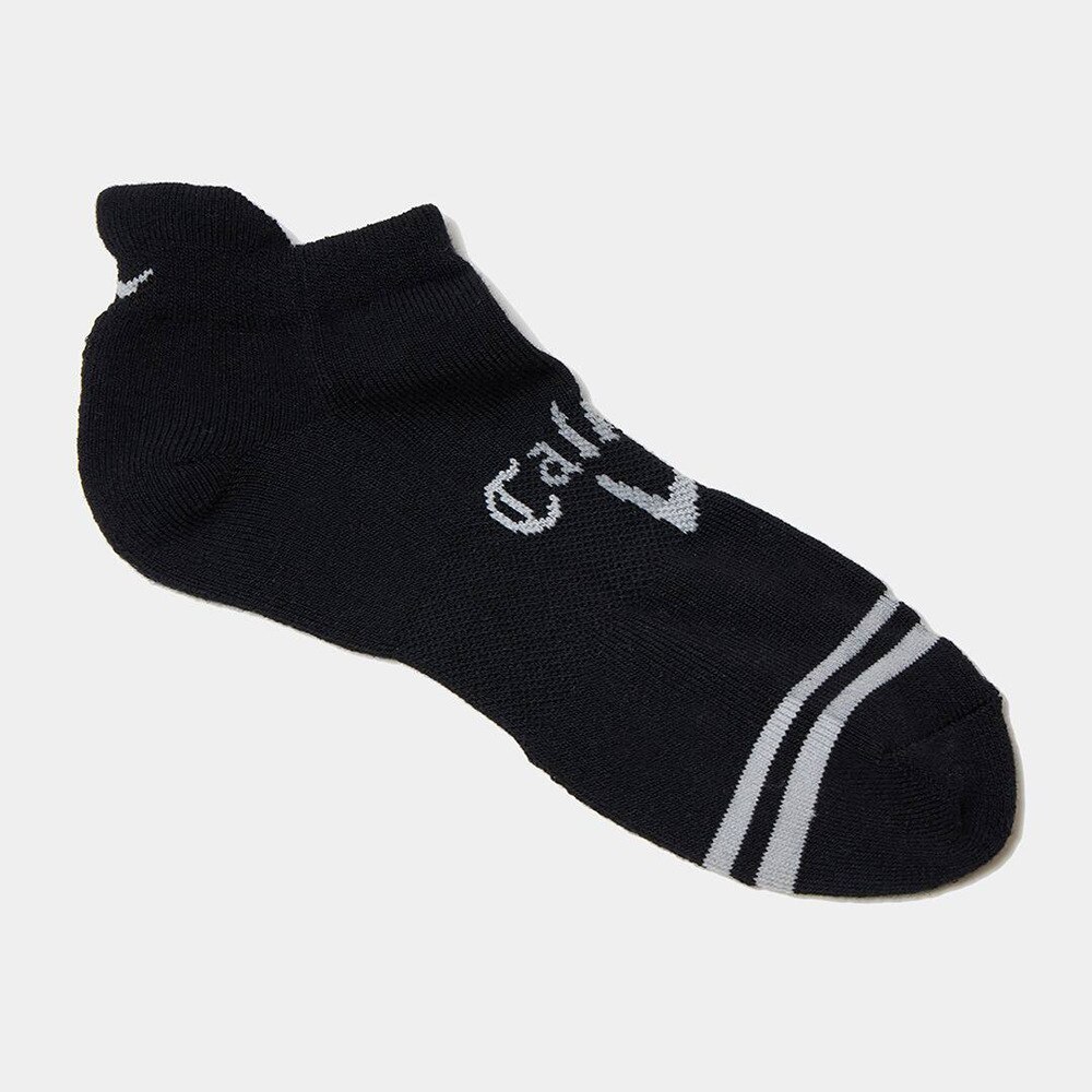 キャロウェイ（CALLAWAY）（メンズ）ゴルフ 吸汗速乾 抗菌防臭 ロゴアンクルソックス C23293102-1010