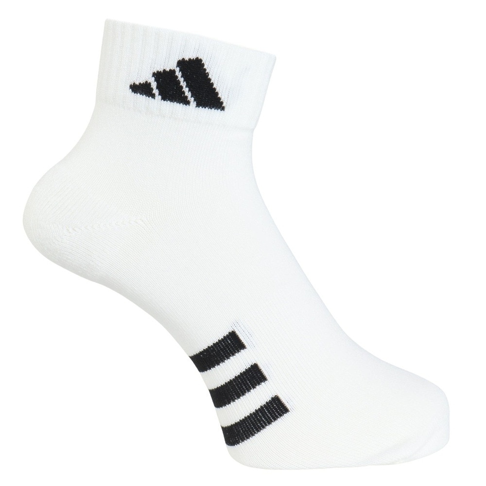 アディダス（adidas）（メンズ、レディース）ゴルフ アンクル丈 ロゴクッションソックス IEV99-IN2704W