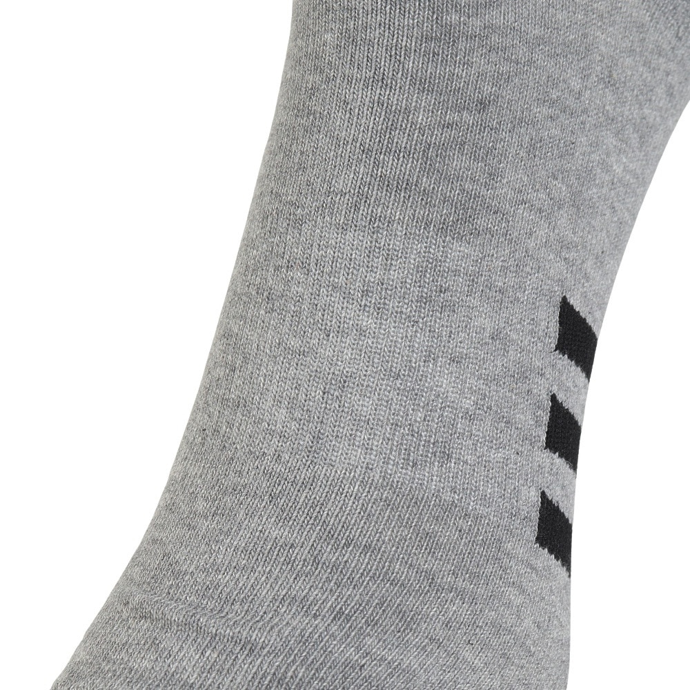 アディダス（adidas）（メンズ、レディース）ゴルフ アンクル丈 ロゴクッションソックス IEV99-IN2705GRY