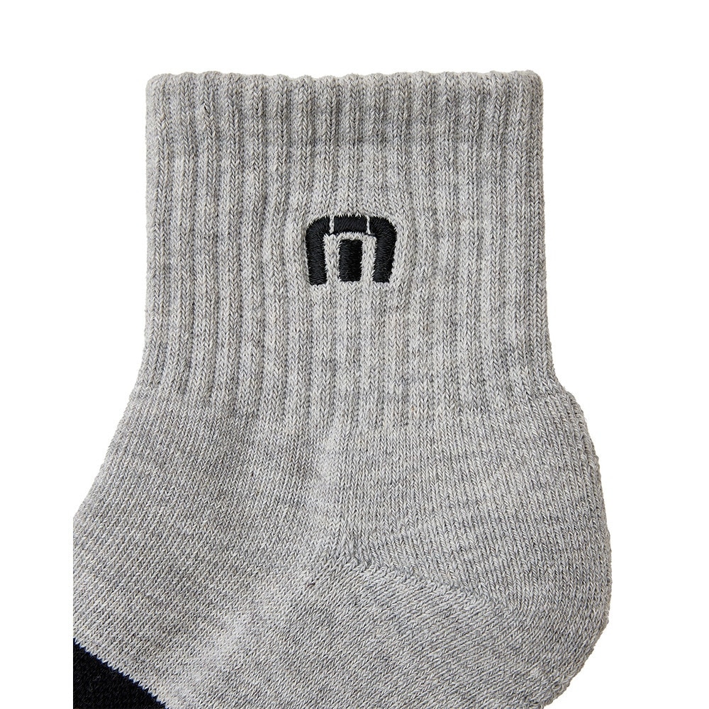 トラヴィスマシュー（Travis Mathew）（メンズ）ゴルフ バイカラー ショートソックス 7AJ093-0GRY