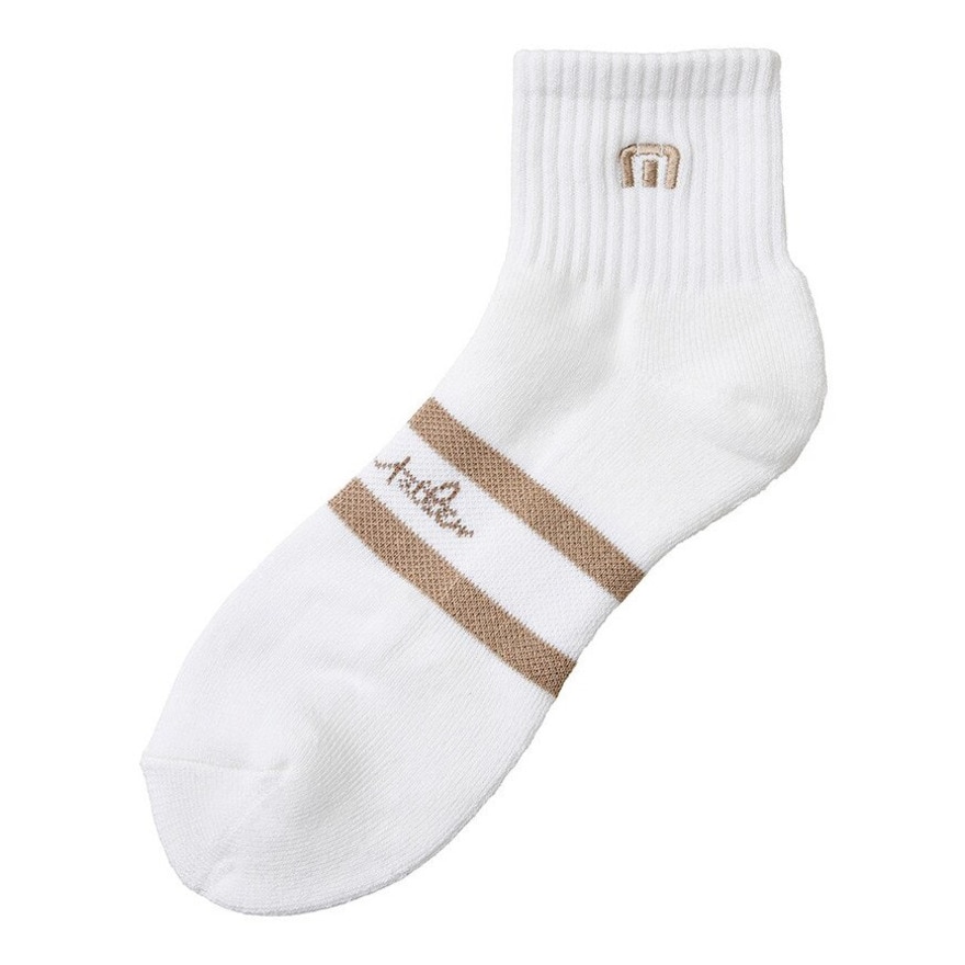 トラヴィスマシュー（Travis Mathew）（メンズ）ゴルフ バイカラー ショートソックス 7AJ093-1WHT