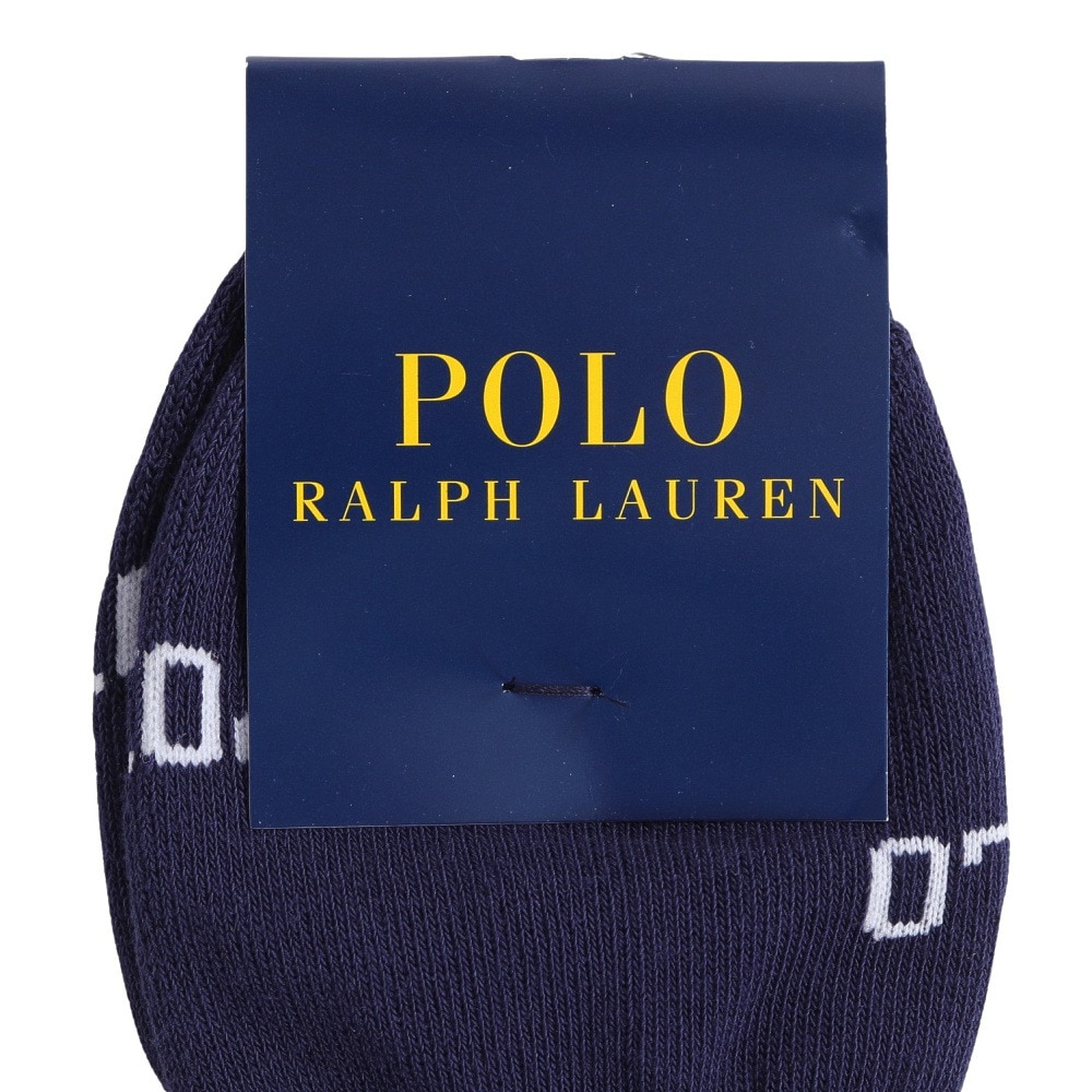ポロ ラルフローレン（Polo Ralph Lauren）（メンズ）ゴルフ 紳士 総ロゴ柄 ショートソックス 2022-254-69