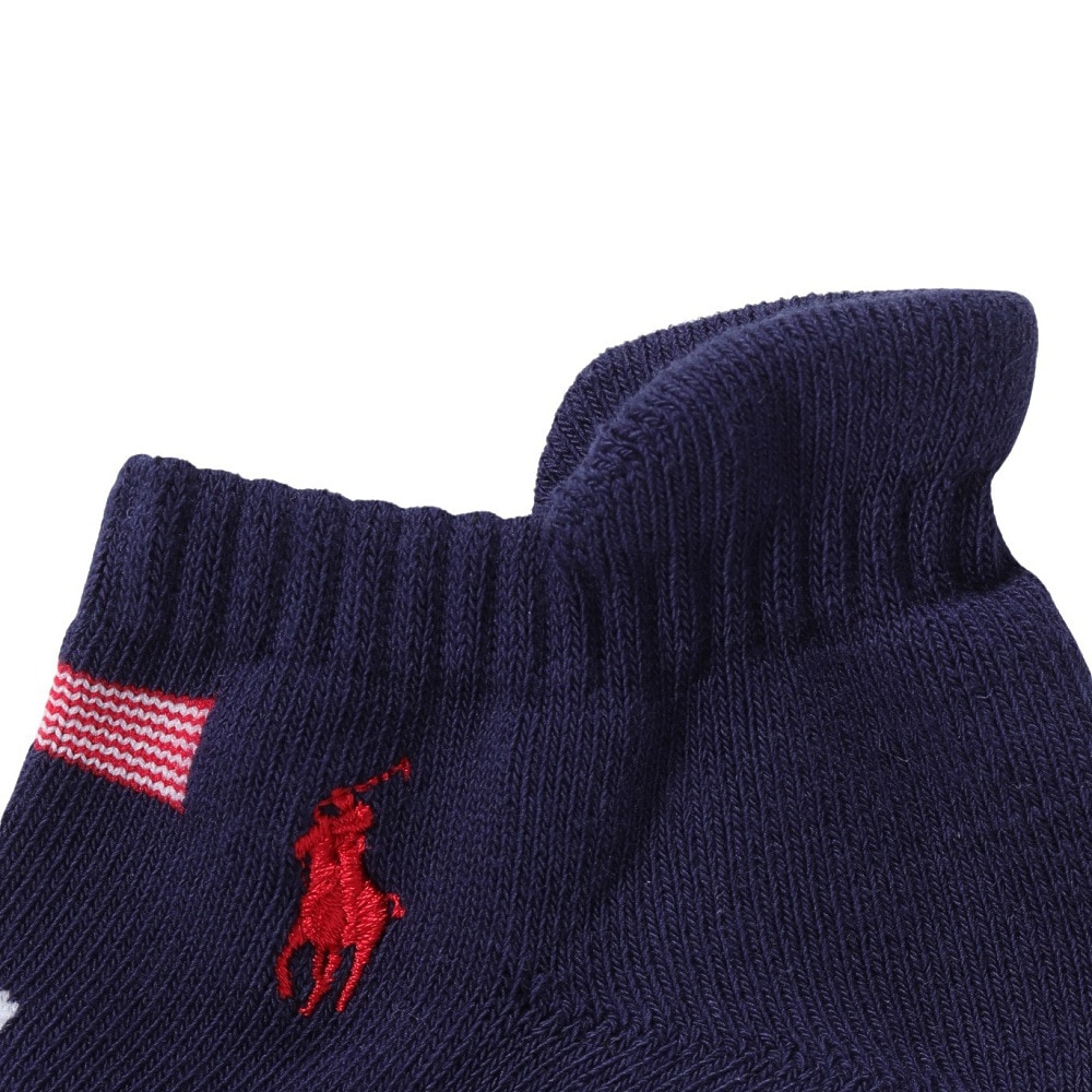 ポロ ラルフローレン（Polo Ralph Lauren）（メンズ）ゴルフ 紳士 総ロゴ柄 ショートソックス 2022-254-69