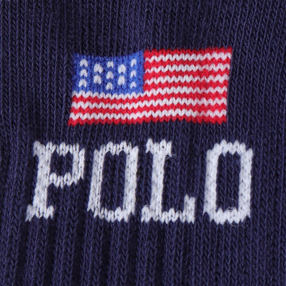 ポロ ラルフローレン（Polo Ralph Lauren）（メンズ）ゴルフ 紳士 総ロゴ柄 ショートソックス 2022-254-69