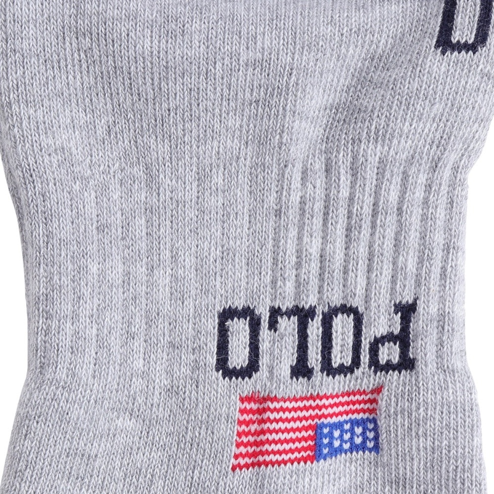 ポロ ラルフローレン（Polo Ralph Lauren）（メンズ）ゴルフ 紳士 総ロゴ柄 ショートソックス 2022-254-93