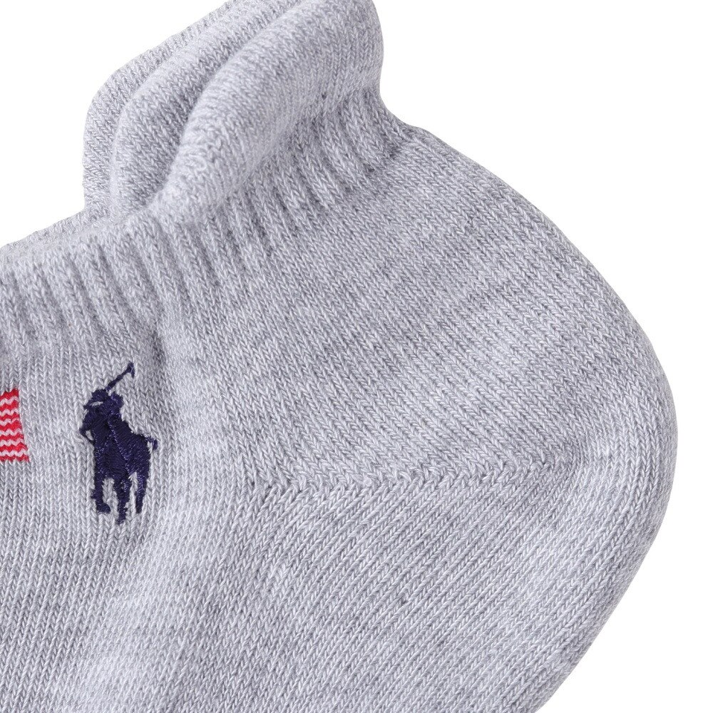 ポロ ラルフローレン（Polo Ralph Lauren）（メンズ）ゴルフ 紳士 総ロゴ柄 ショートソックス 2022-254-93
