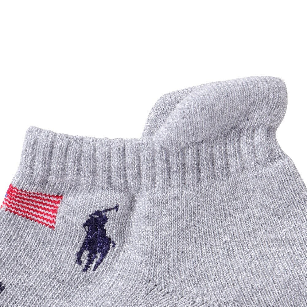 ポロ ラルフローレン（Polo Ralph Lauren）（メンズ）ゴルフ 紳士 総ロゴ柄 ショートソックス 2022-254-93