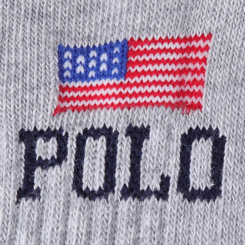 ポロ ラルフローレン（Polo Ralph Lauren）（メンズ）ゴルフ 紳士 総ロゴ柄 ショートソックス 2022-254-93
