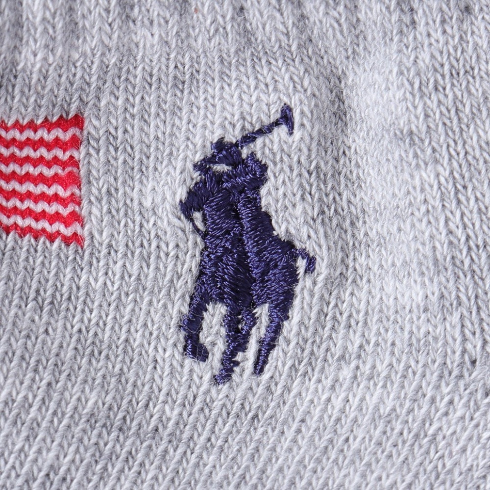 ポロ ラルフローレン（Polo Ralph Lauren）（メンズ）ゴルフ 紳士 総ロゴ柄 ショートソックス 2022-254-93