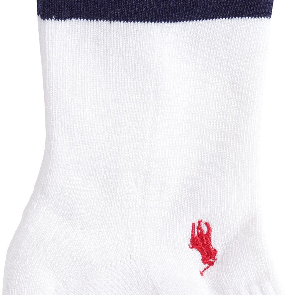 ポロ ラルフローレン（Polo Ralph Lauren）（メンズ）ゴルフ 紳士 爪先ボーダー柄 ショートソックス 2022-256-90