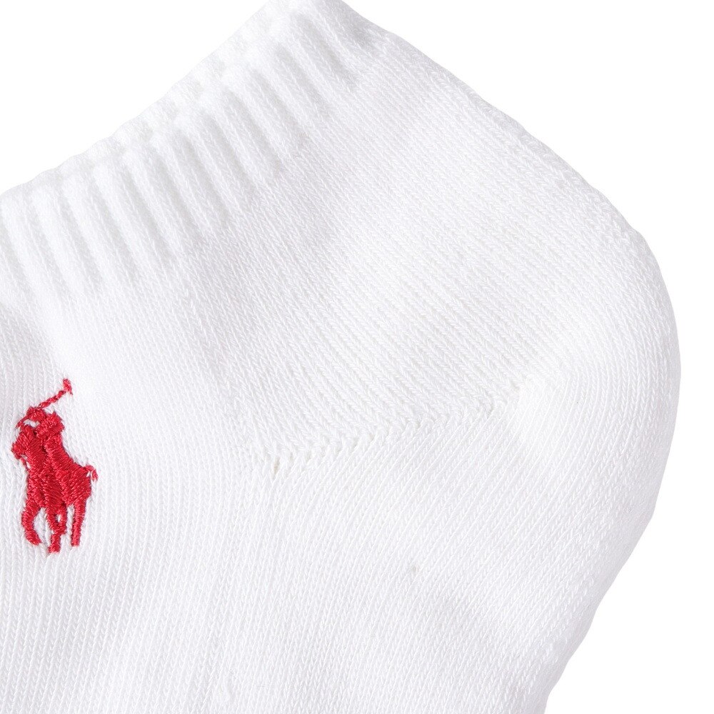 ポロ ラルフローレン（Polo Ralph Lauren）（メンズ）ゴルフ 紳士 爪先ボーダー柄 ショートソックス 2022-256-90