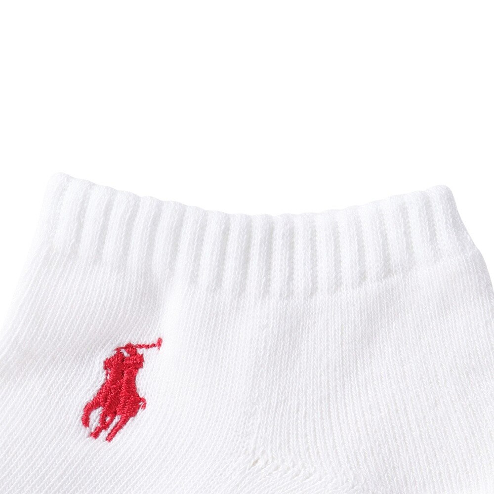ポロ ラルフローレン（Polo Ralph Lauren）（メンズ）ゴルフ 紳士 爪先ボーダー柄 ショートソックス 2022-256-90