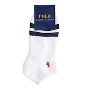 ポロ ラルフローレン（Polo Ralph Lauren）（メンズ）紳士 爪先ボーダー柄 ショートソックス 2022-256-90