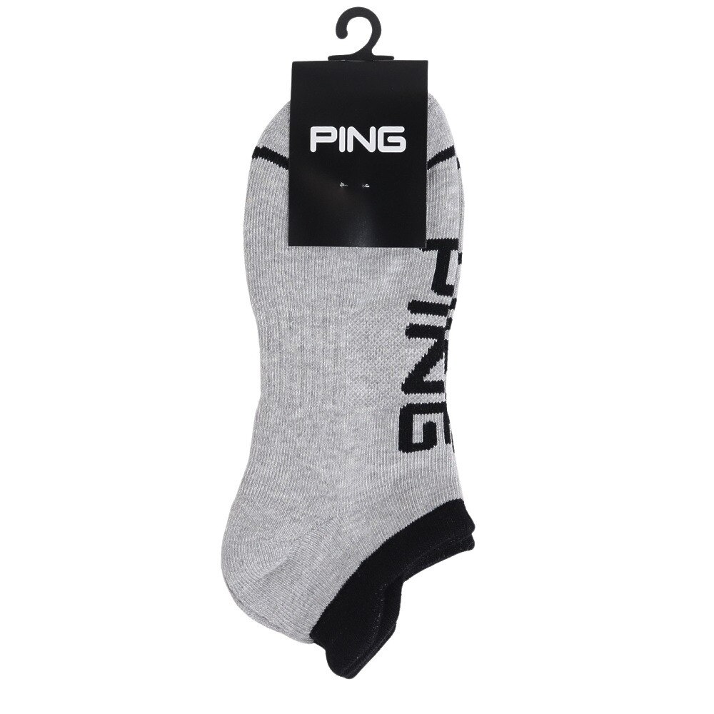 ピン（PING）（メンズ）ヒールホールドアンクルソックス 621-4186101-022