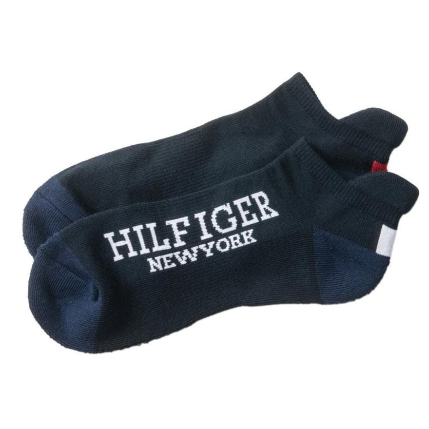 トミー ヒルフィガー ゴルフ（TOMMY HILFIGER GOLF）（メンズ）ゴルフ ショートソックス アンクル THMB4SAM-NVY