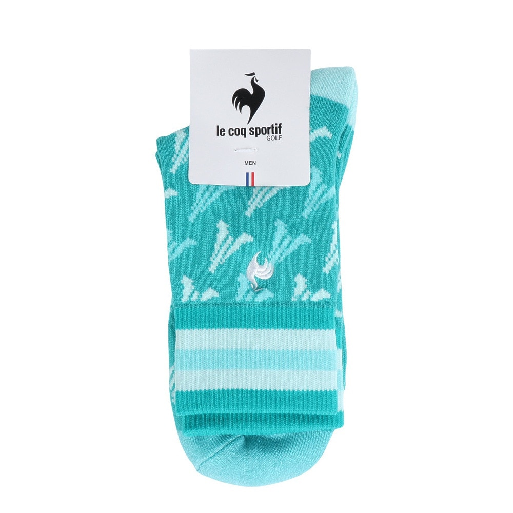 ルコックスポルティフ（lecoqsportif）（メンズ）ゴルフ シーズンモチーフショート丈ソックス QGBXJB01 EM00