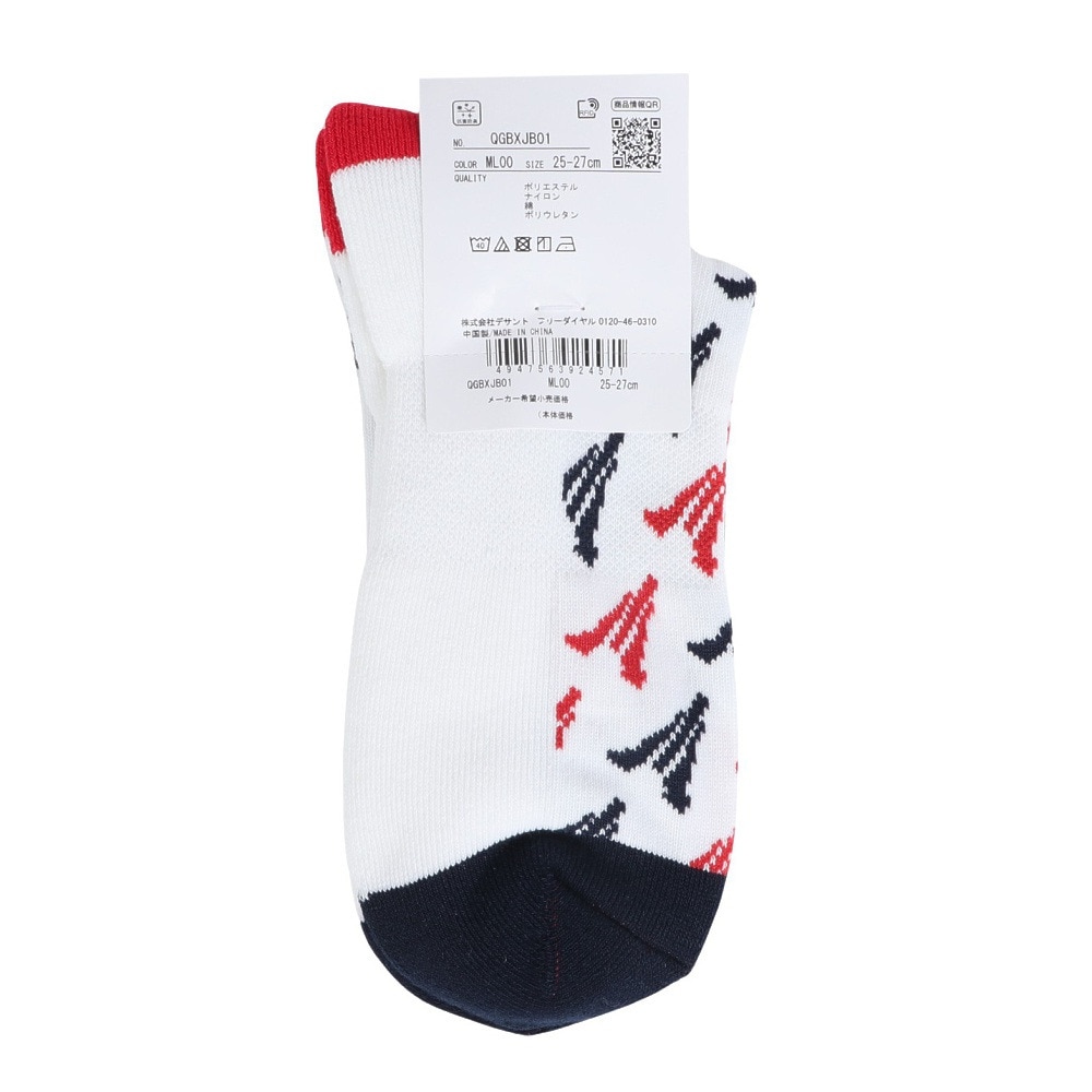 ルコックスポルティフ（lecoqsportif）（メンズ）ゴルフ シーズンモチーフショート丈ソックス QGBXJB01 ML00