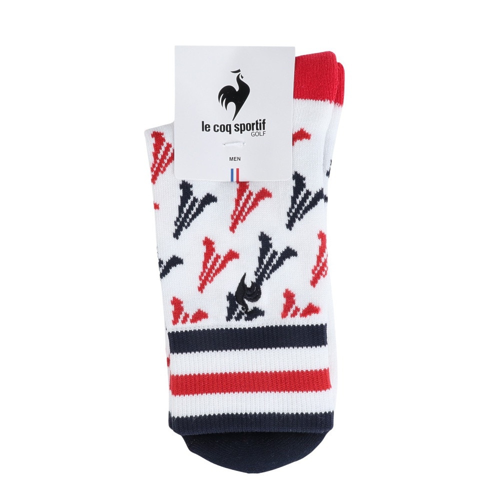 ルコックスポルティフ（lecoqsportif）（メンズ）ゴルフ シーズンモチーフショート丈ソックス QGBXJB01 ML00