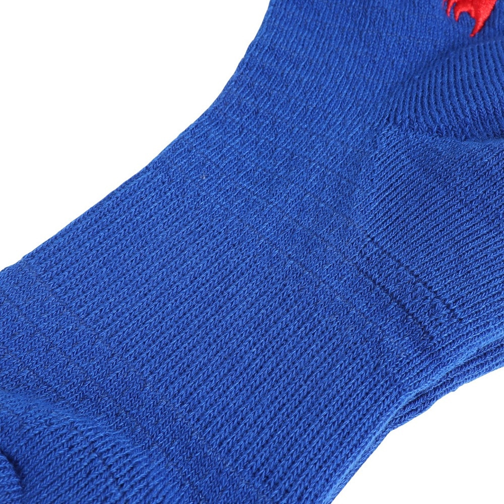 ルコックスポルティフ（lecoqsportif）（メンズ）ゴルフ メッシュアンクル丈ソックス QGBXJB05 BL00