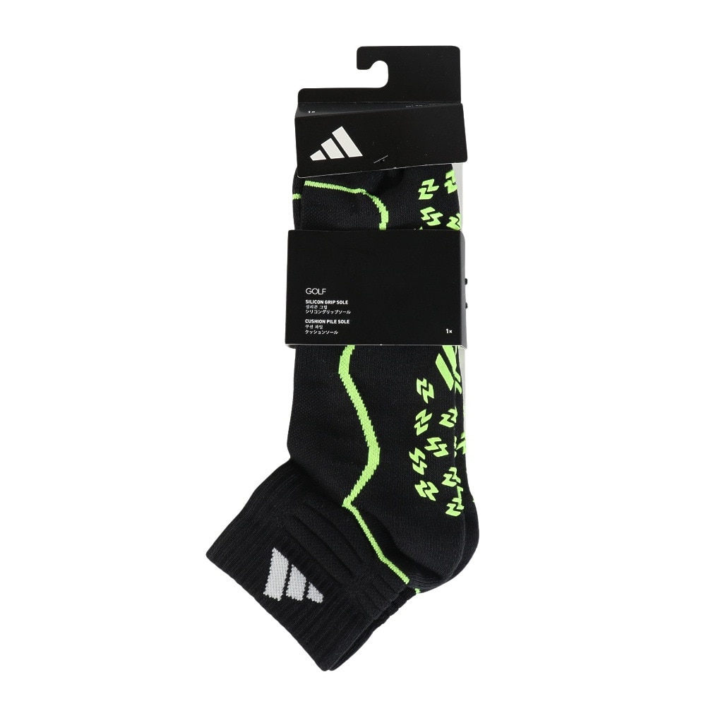 アディダス（adidas）（メンズ、レディース）コードカオス アンクルソックス JTY39-IM6395 BK