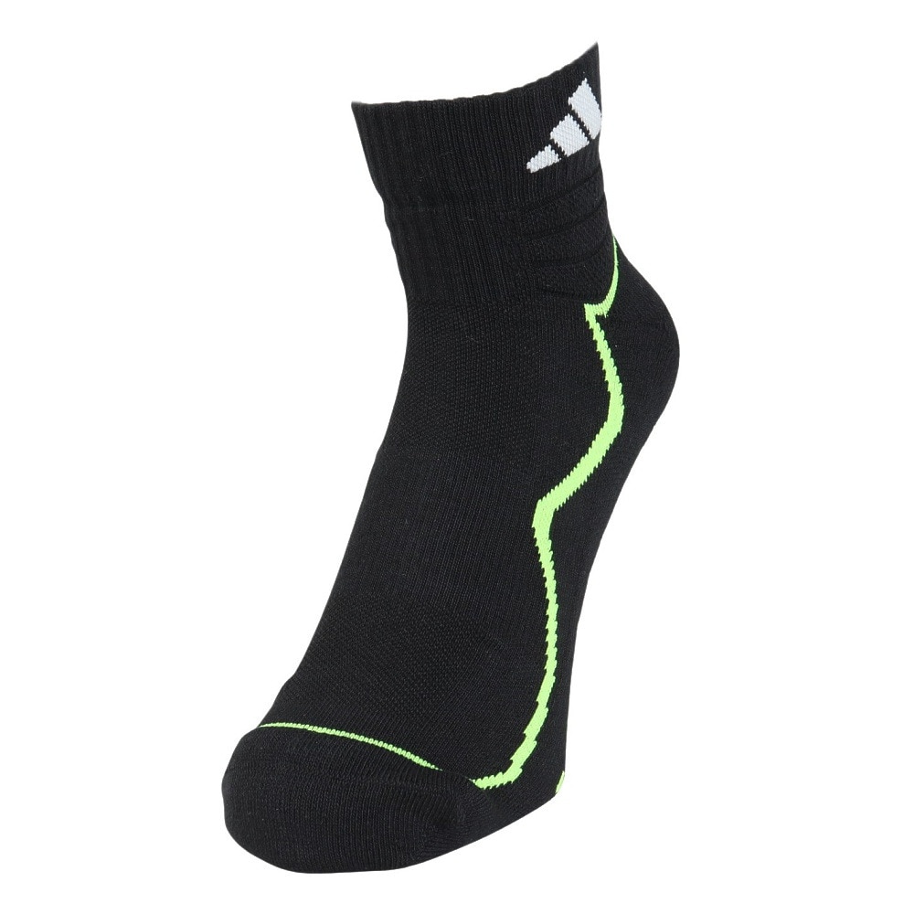 アディダス（adidas）（メンズ、レディース）コードカオス アンクルソックス JTY39-IM6395 BK
