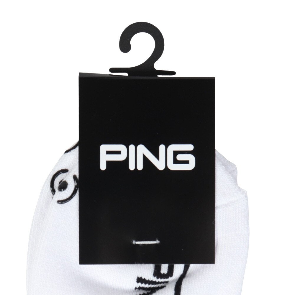ピン（PING）（メンズ）ゴルフ ポリエステル綿混 消臭 アンクルソックス 621-4286801-030
