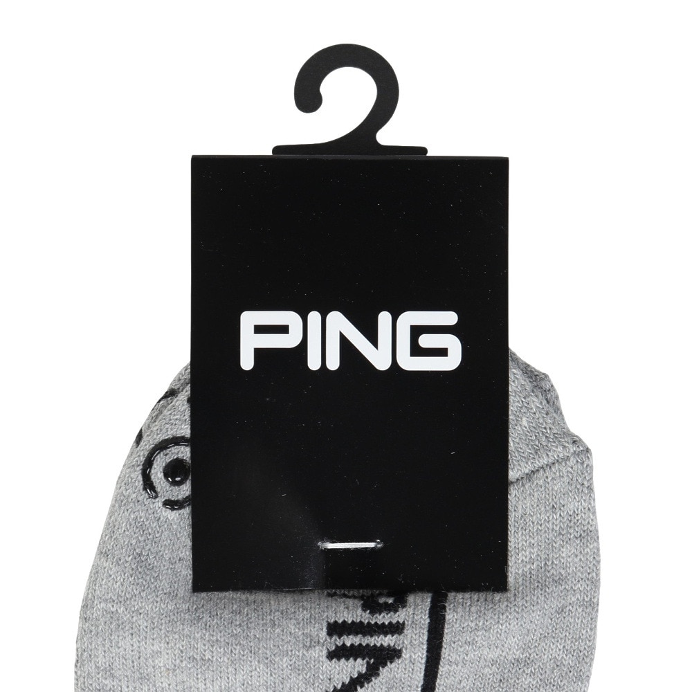 ピン（PING）（メンズ）ゴルフ ポリエステル綿混 消臭 アンクルソックス 621-4286801-020