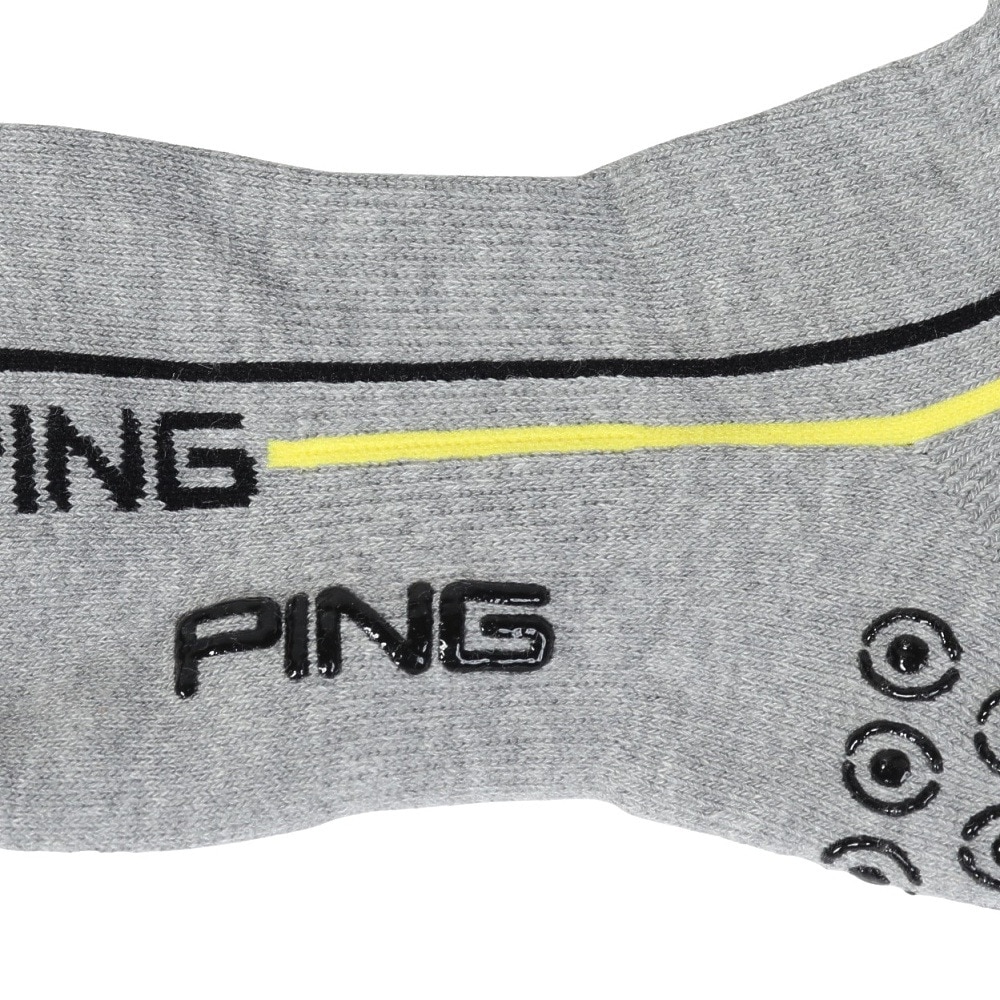 ピン（PING）（メンズ）ゴルフ ポリエステル綿混 消臭 アンクルソックス 621-4286801-020