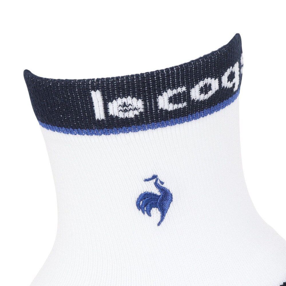 ルコックスポルティフ（lecoqsportif）（メンズ）ゴルフ シーズンカラー ショート丈ソックス LG4FSO02M WH00