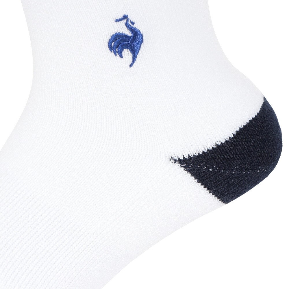 ルコックスポルティフ（lecoqsportif）（メンズ）ゴルフ シーズンカラー ショート丈ソックス LG4FSO02M WH00
